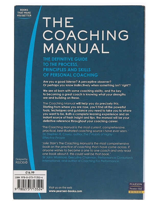 The coaching manual - Julie Starr - Tietokirjat ja oppaat - 10105465654 - 1