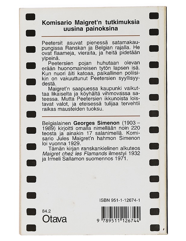 Maigret rajan pinnassa : komisario Maigret'n tutkimuksia - Simenon, Georges - Jännitys ja dekkarit - 10105465659 - 1