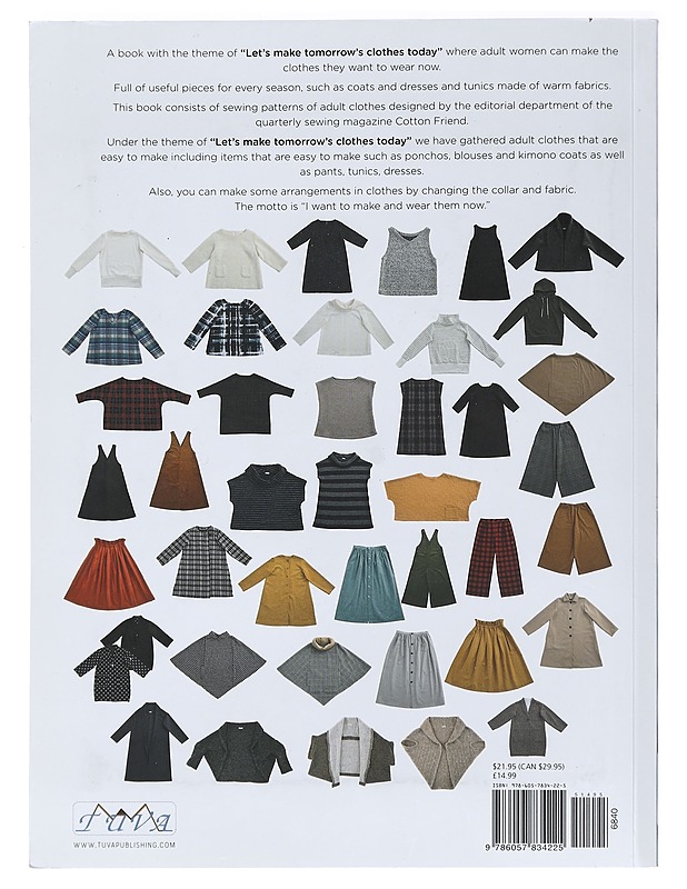 43 Easy to Sew and Wear Clothes : Cotton Friend Sewing -  Yuko Katayama, Kyoko Sakauchi & Michiyo Ito - Taide- ja kulttuurikirjat - 10105465708 - 1