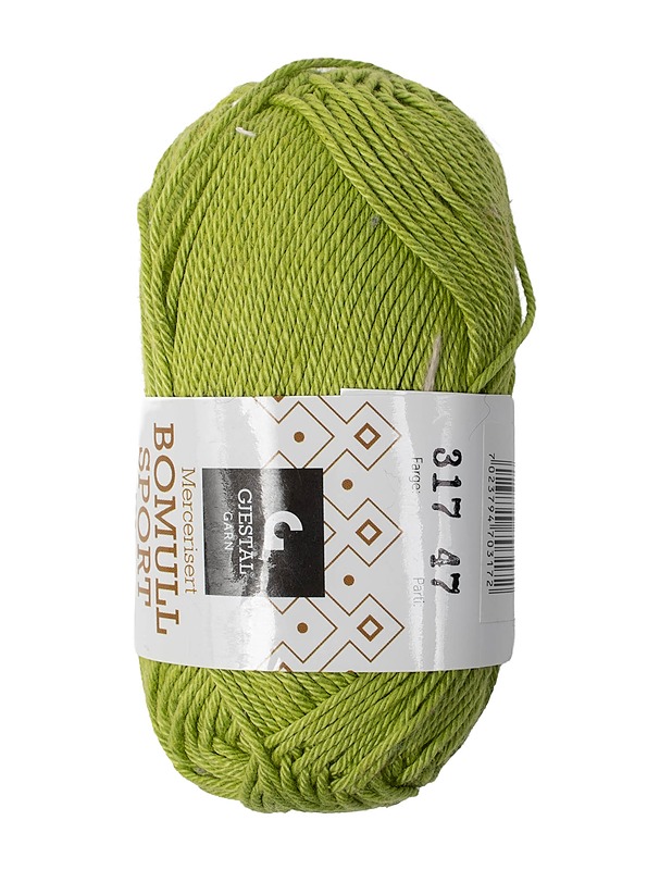 GJESTAL Bomull Sport neulelanka, 50 g - Käsityö - 10105465746 - 0