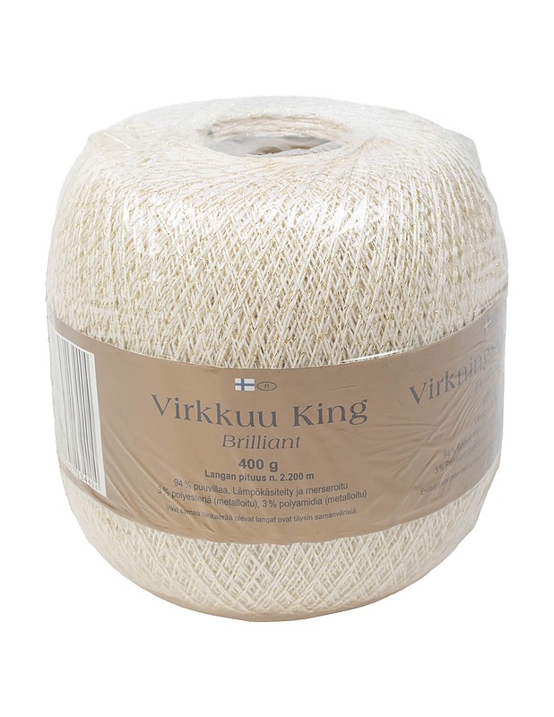 VIRKKUU KING Brilliant virkkauslanka, 400 g - Käsityö - 10105465758 - 0