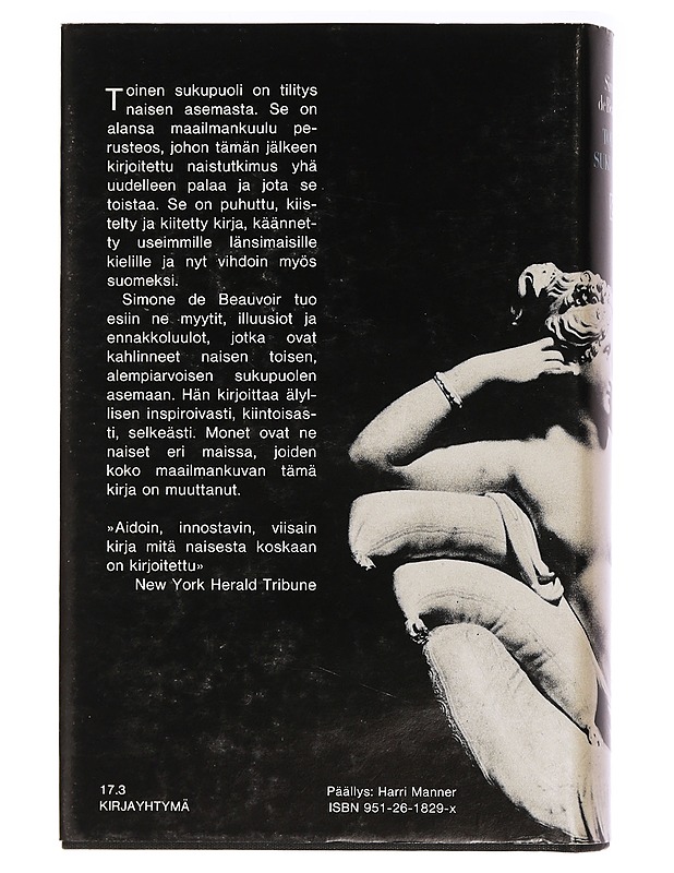 Toinen sukupuoli - Beauvoir, Simone de - Tietokirjat ja oppaat - 10105465800 - 1