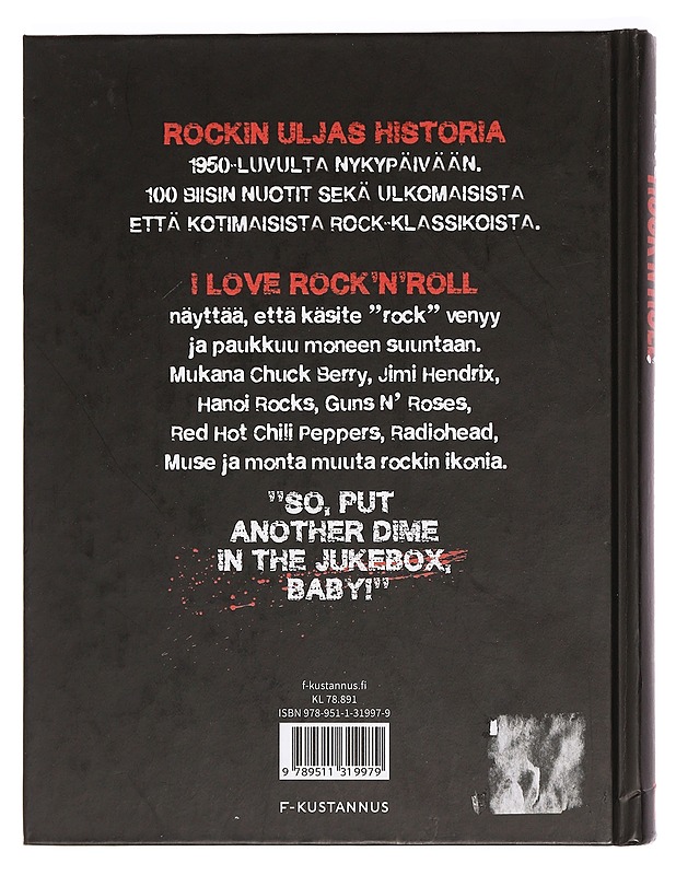 I love rock'n'roll! : rockin historian kovimmat biisit - Leskelä, Ari - Musiikki- ja elokuvakirjat - 10105465810 - 1