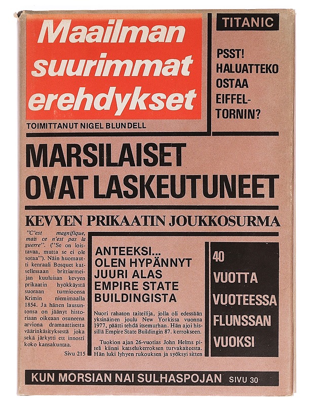 Maailman suurimmat erehdykset - Blundell, Nigel - Tietokirjat ja oppaat - 10105465820 - 0