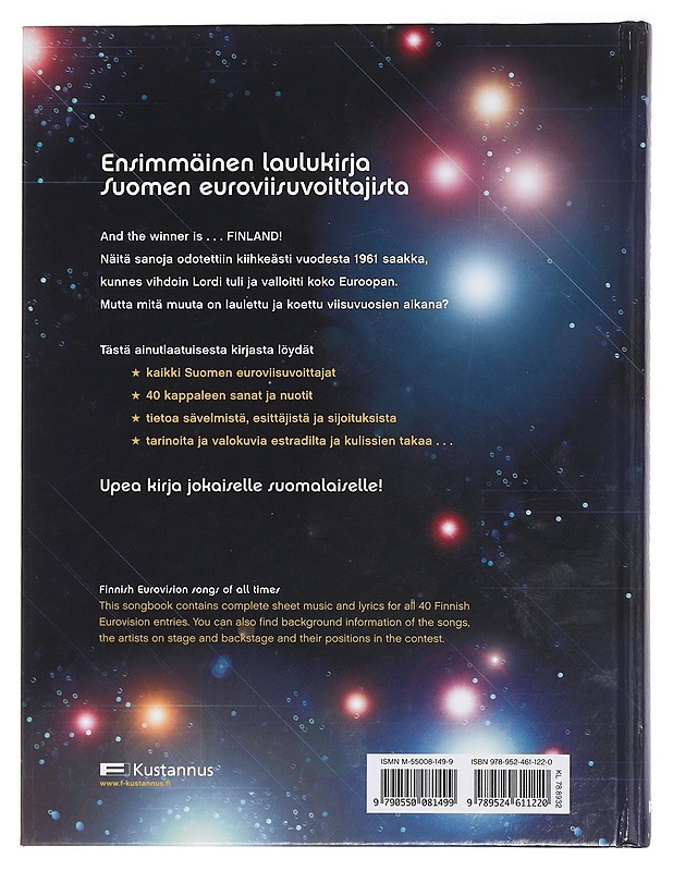 Suomen euroviisut kautta aikojen - Kaivanto, Petri - Historiakirjat - 10105465830 - 1