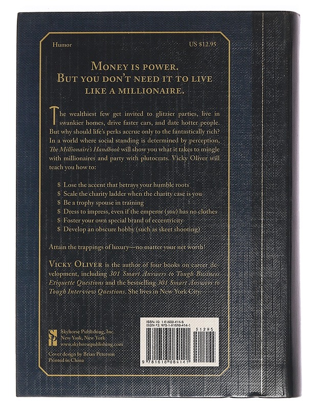 The Milllionaire's Handbook - Oliver, Vicky - Tietokirjat ja oppaat - 10105465855 - 1