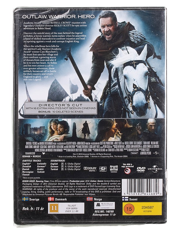 Robin Hood - DVD - DVD-elokuvat - 10105465859 - 1