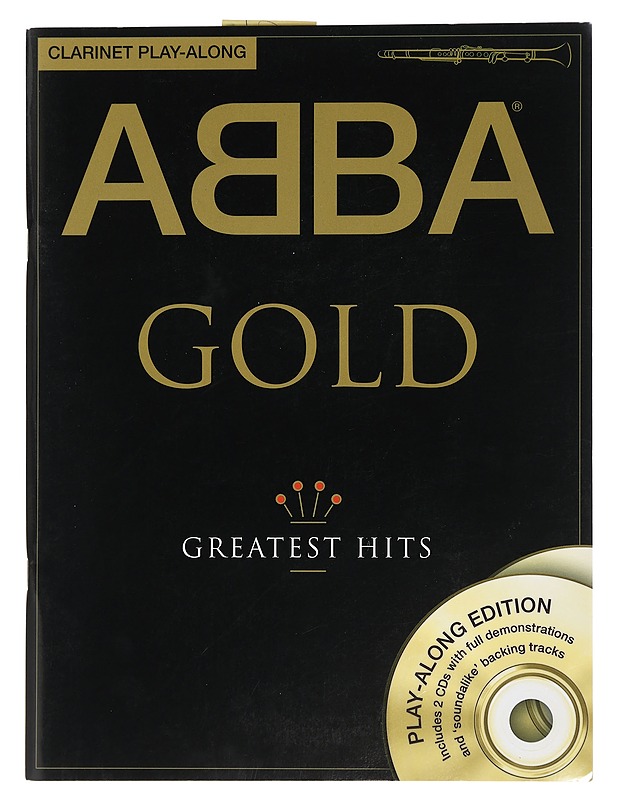 Gold : greatest hits : clarinet play-along - Abba - Musiikki- ja elokuvakirjat - 10105465861 - 0