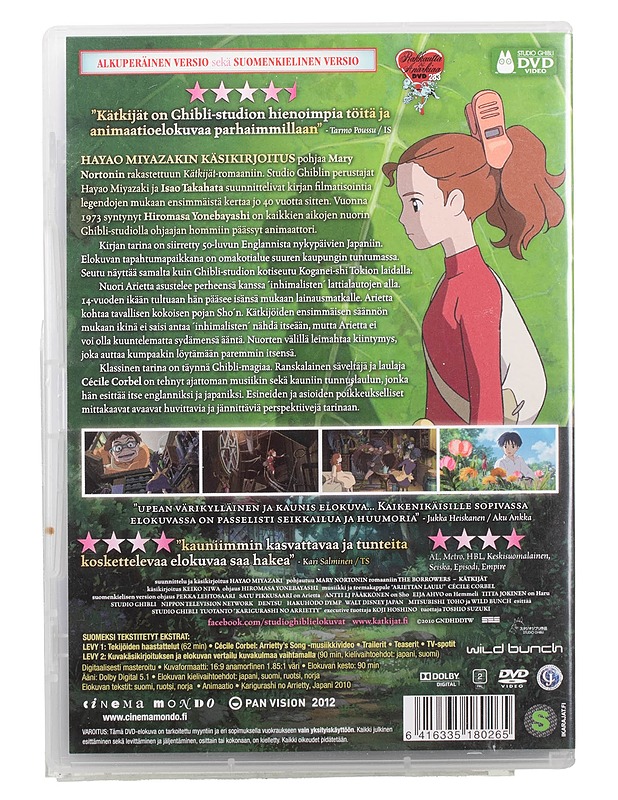 Kätkijät - DVD - DVD-elokuvat - 10105465866 - 1