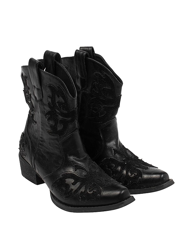 Cowboy-tyyliset korkonilkkurit, 8 - Naisten nilkkurit ja saappaat - 10105465913 - 0