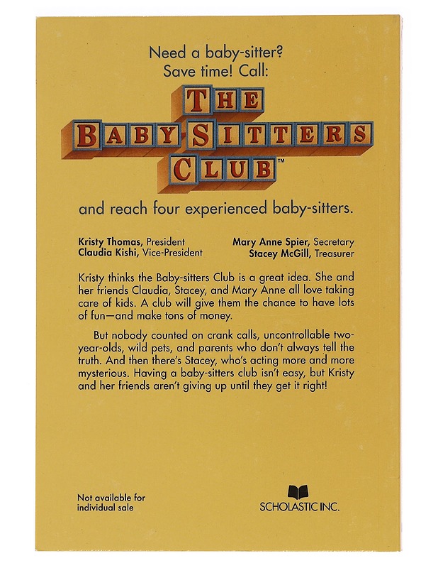 The Babysitters Club; Book Collection 1-6 - Martin, Ann M. - Romaanit ja novellit - 10105465936 - 3