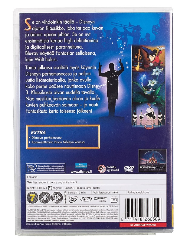 Fantasia - DVD - DVD-elokuvat - 10105465962 - 1
