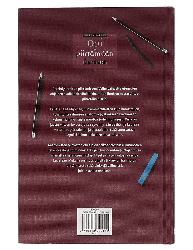 Opi piirtämään ihminen : täydellinen anatomian opas piirtäjälle - Carter, Daniel - Harrastekirjat - 10105465965 - 1