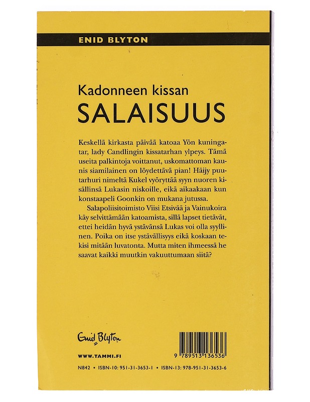 Kadonneen kissan salaisuus - Blyton, Enid - Romaanit ja novellit - 10105466001 - 1