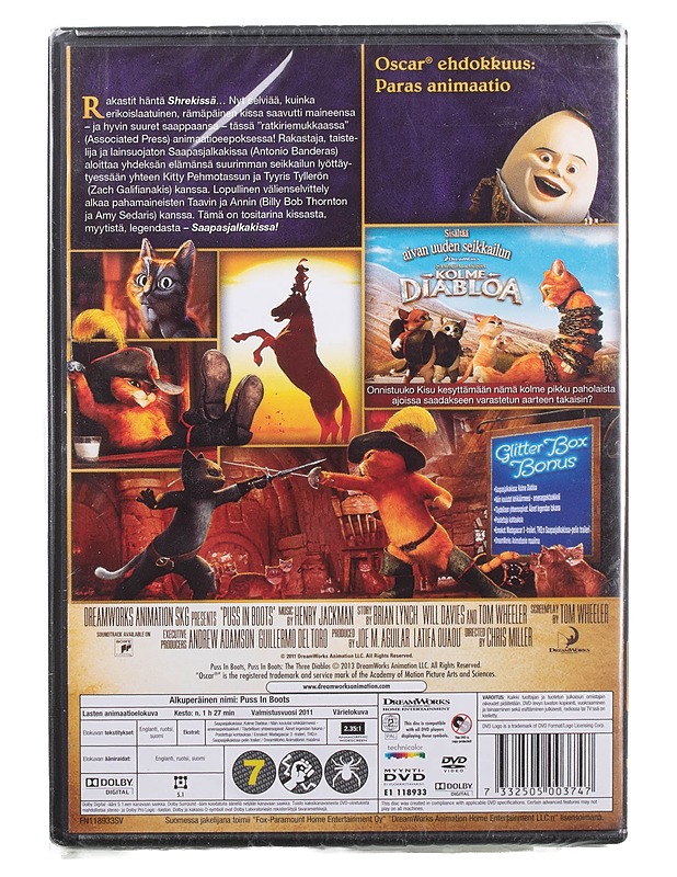 Dreamworks Saapasjalkakissa - DVD - DVD-elokuvat - 10105466015 - 1