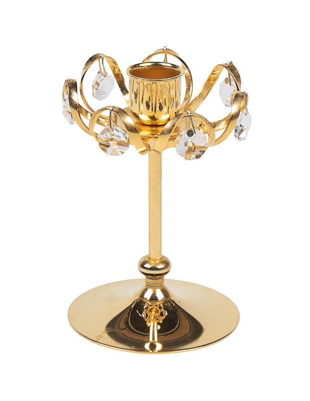 Kynttilänjalka kristalleilla - Kynttilänjalat - 10105466004 - 0