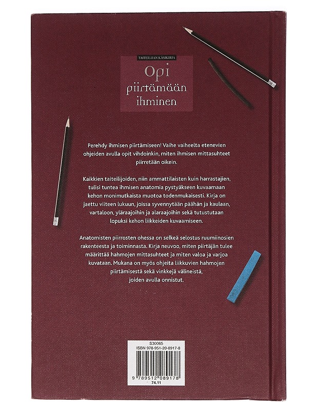 Opi piirtämään ihminen : täydellinen anatomian opas piirtäjälle - Carter, Daniel - Harrastekirjat - 10105466019 - 1