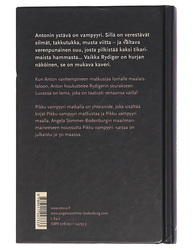 Pikku vampyyri matkalla - Sommer-Bodenburg, Angela - Nuorten kirjat - 10105466055 - 1