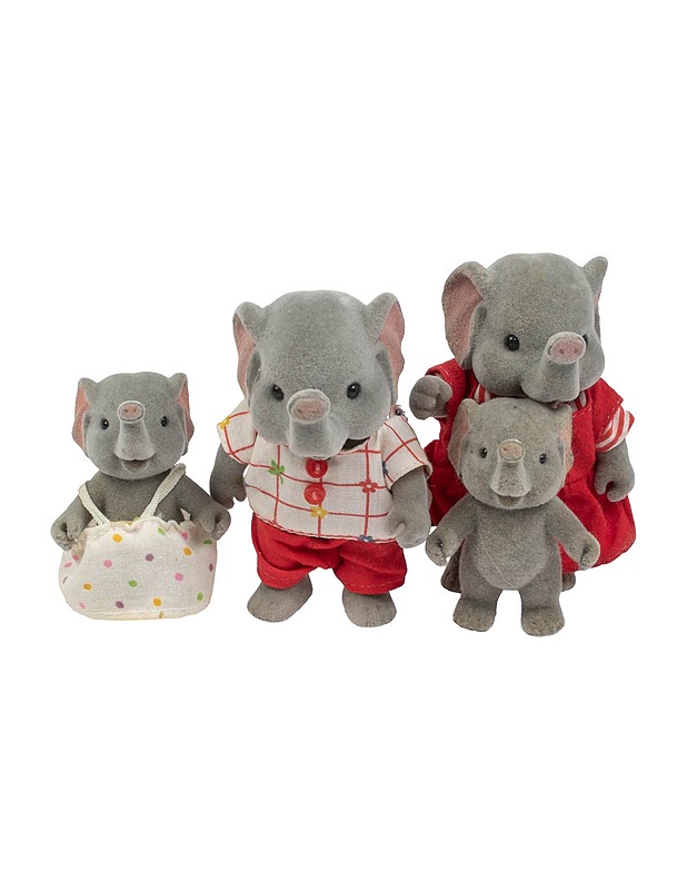 SYLVANIAN FAMILIES elefanttiperhe, 4 hahmoa - Lasten lelut - 10105466066 - 0