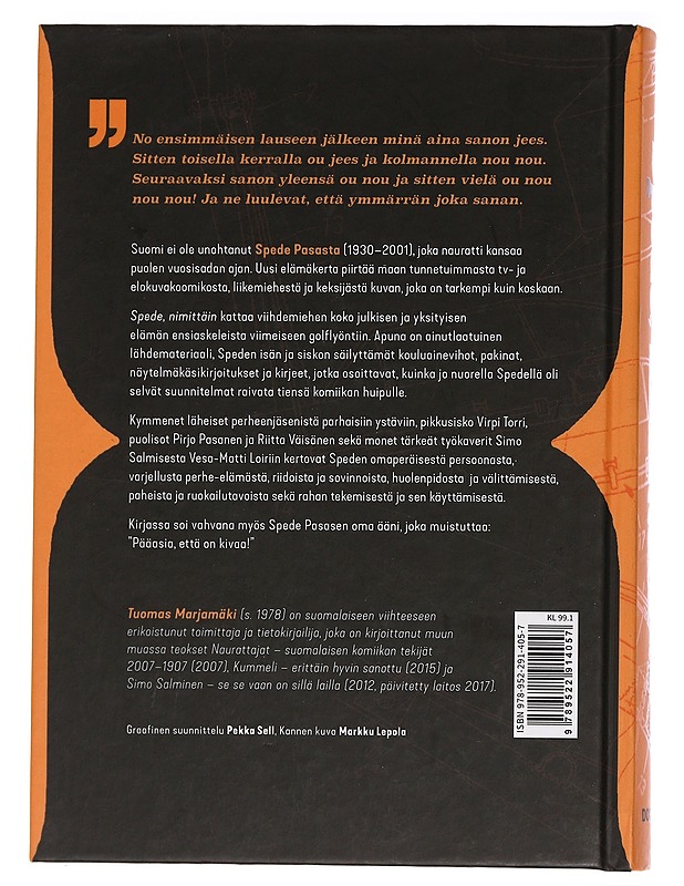 Spede, nimittäin - Tuomas Marjamäki - Elämäkerrat ja muistelmat - 10105466073 - 1