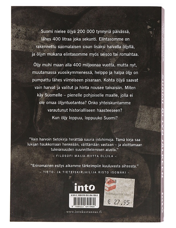 Suomi öljyn jälkeen - Partanen, Rauli - Historiakirjat - 10105466111 - 1