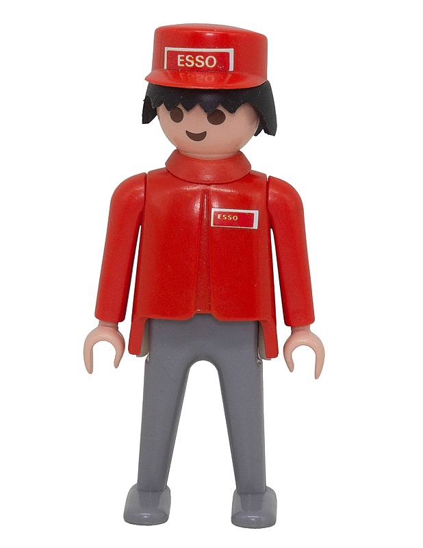 PLAYMOBIL Esso huoltoasematyöntekijä figuuri - Lasten lelut - 10105466108 - 0