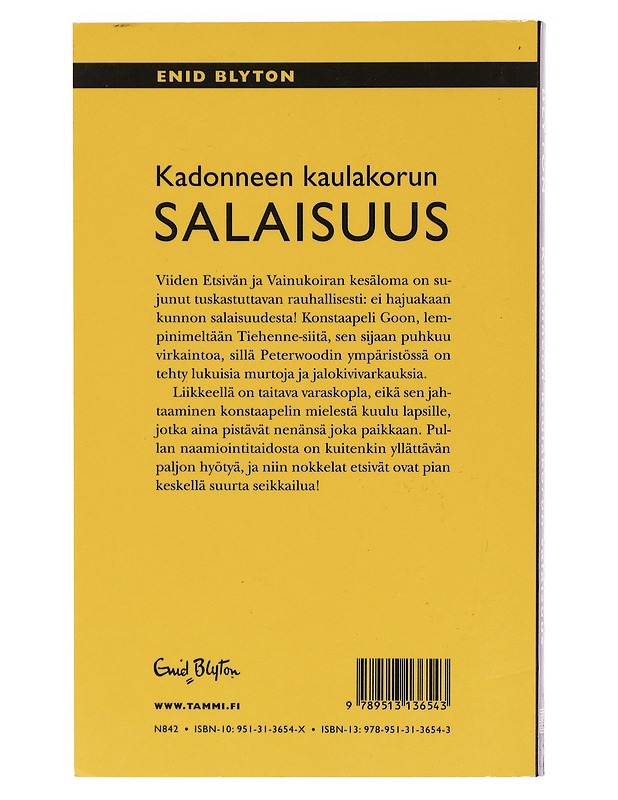 Kadonneen kaulakorun salaisuus - Blyton, Enid - Romaanit ja novellit - 10105466124 - 1