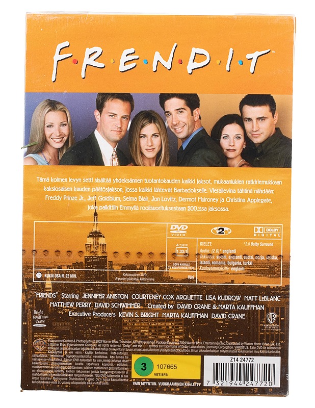 Frendit: Yhdeksäs tuotantokausi - DVD - DVD-elokuvat - 10105466140 - 1