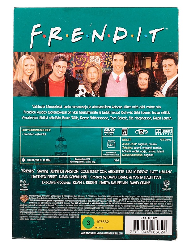 Frendit: Kuudes tuotantokausi - DVD - DVD-elokuvat - 10105466144 - 1