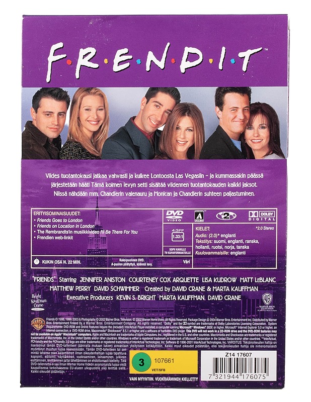 Frendit: Viides tuotantokausi - DVD - DVD-elokuvat - 10105466147 - 1