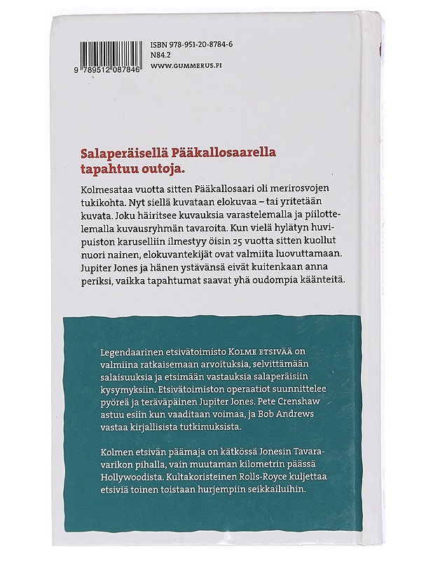 3 etsivää ja Pääkallosaari - Arthur, Robert - Jännitys ja dekkarit - 10105466189 - 1