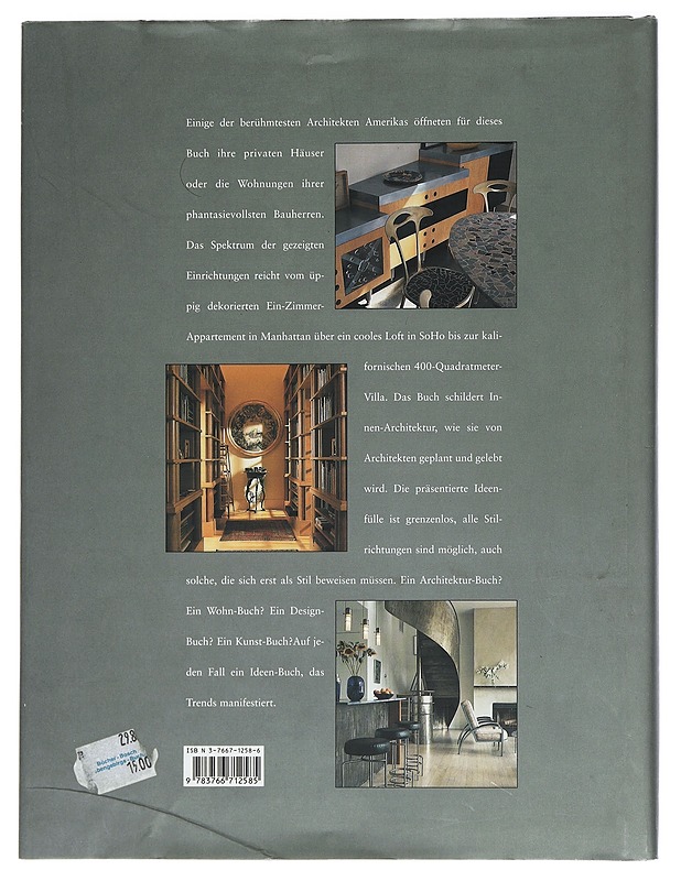Innen-Architektur: Wie Architekten wohnen - Zevon, Susan - Tietokirjat ja oppaat - 10105466197 - 1