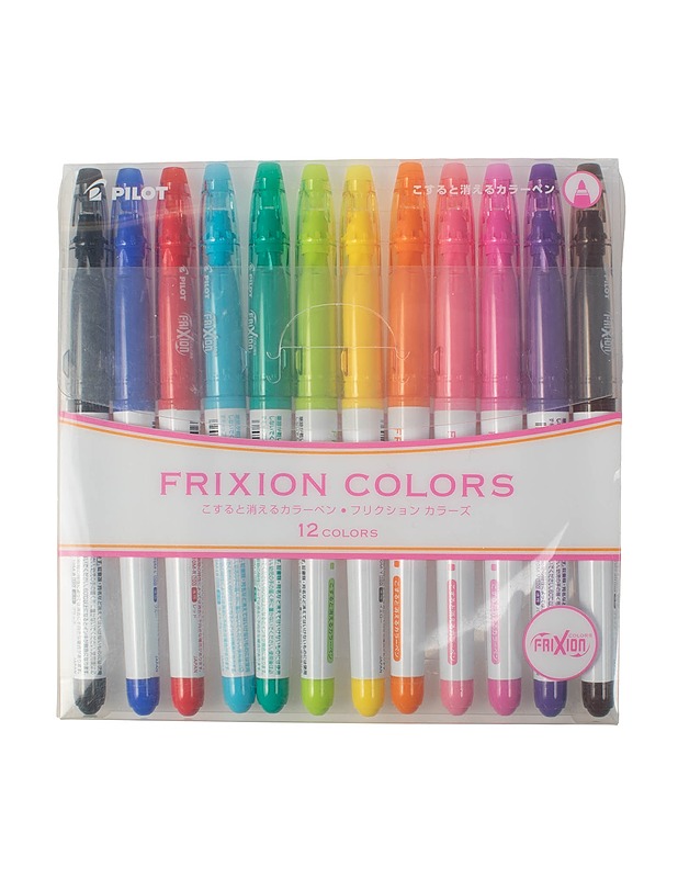 PILOT Frixion Colors pyyhittävät tussit, 12 kpl - Askartelu - 10105466255 - 0