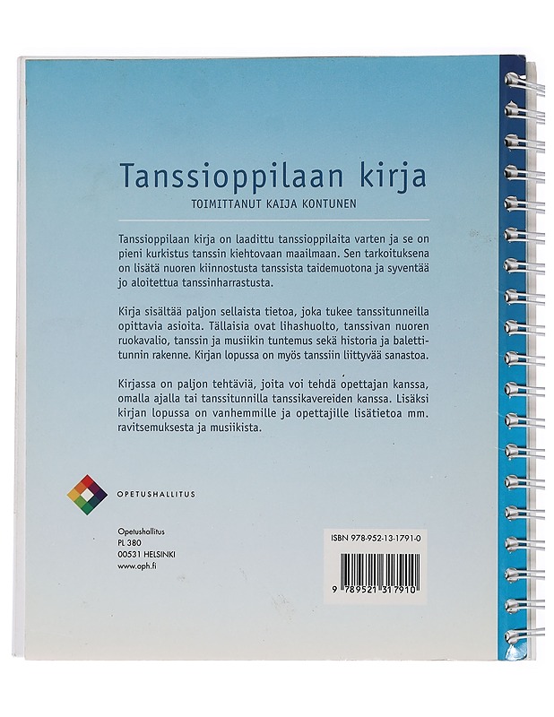 Tanssioppilaan kirja - Ahonen, Jarmo - Harrastekirjat - 10105466267 - 1