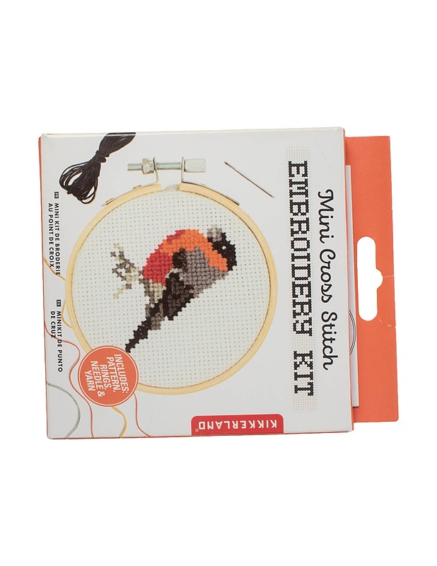 Kirjontatyö, punatulkku - Käsityö - 10105466293 - 0