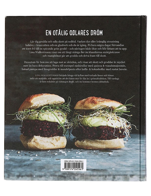 Groddar, skott och mikrogrönt - Wallentinson, Lina - Ruokakirjat - 10105466359 - 1