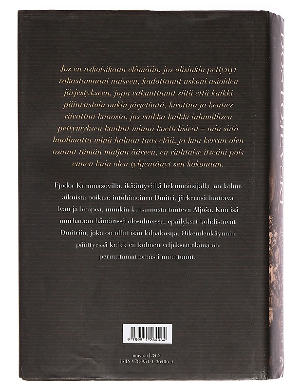 Karamazovin veljekset - Dostojevski, F. M. - Romaanit ja novellit - 10105466368 - 1