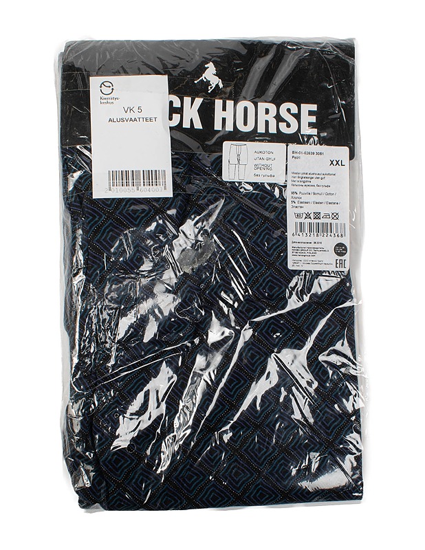 BLACK HORSE pitkät alushousut, XXL - Alusvaatteet - 10105466485 - 0