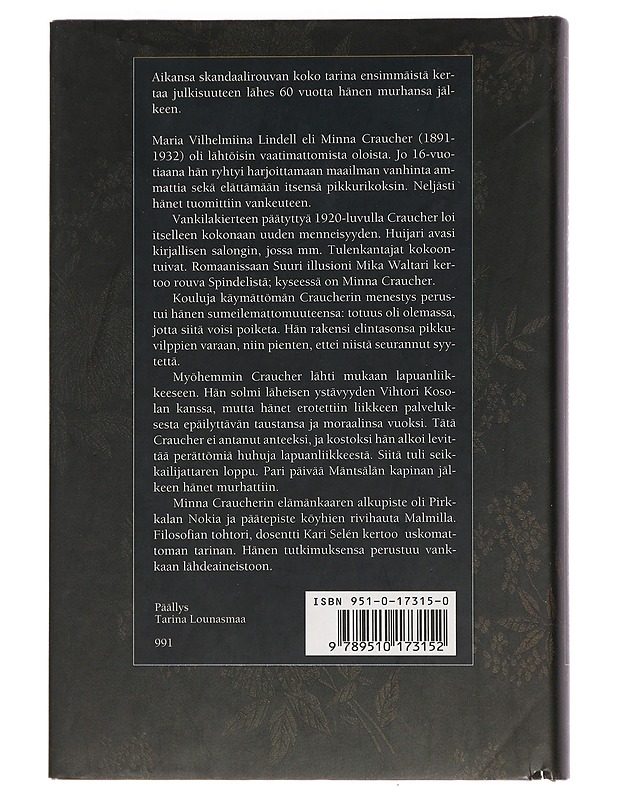 Madame : Minna Craucherin levoton elämä - Selén, Kari - Elämäkerrat ja muistelmat - 10105466564 - 1