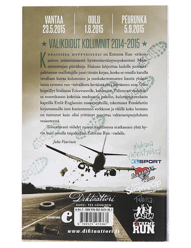 Maastamuuttajan päiväkirja : valikoidut kolumnit 2014-2015 - Juha Vuorinen - Romaanit ja novellit - 10105466571 - 1