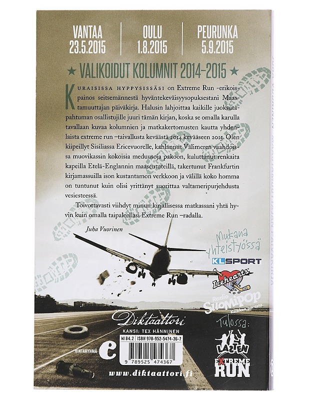 Maastamuuttajan päiväkirja : valikoidut kolumnit 2014-2015 - Juha Vuorinen - Romaanit ja novellit - 10105466578 - 1