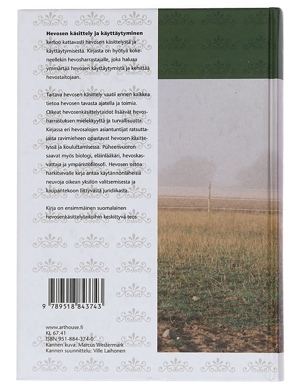 Hevosen käsittely ja käyttäytyminen - Nieminen, Virpi - Harrastekirjat - 10105466611 - 1