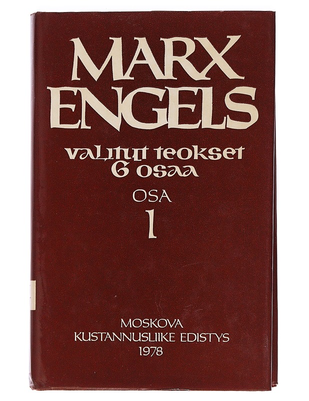 Valitut teokset 1-6 - Marx, Karl ; Engels, Friedrich - Tietokirjat ja oppaat - 10105466628 - 1