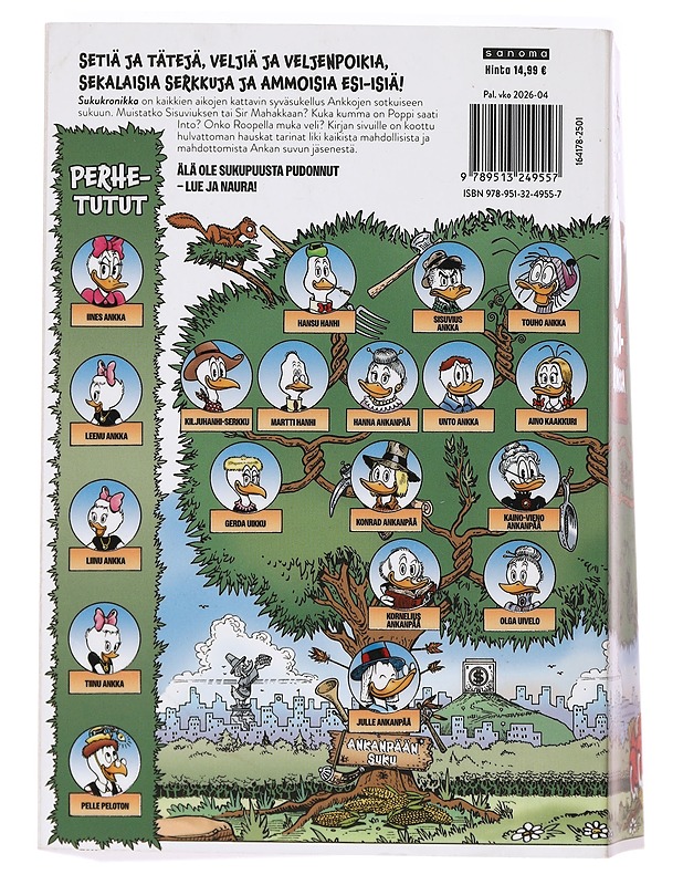 Sukukronikka - Hyyppä, Aki - Sarjakuvat - 10105466665 - 1