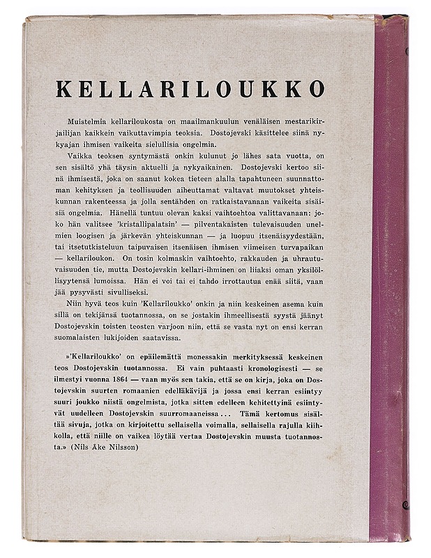 Kellariloukko - Dostojevski, Fedor - Tietokirjat ja oppaat - 10105466680 - 1