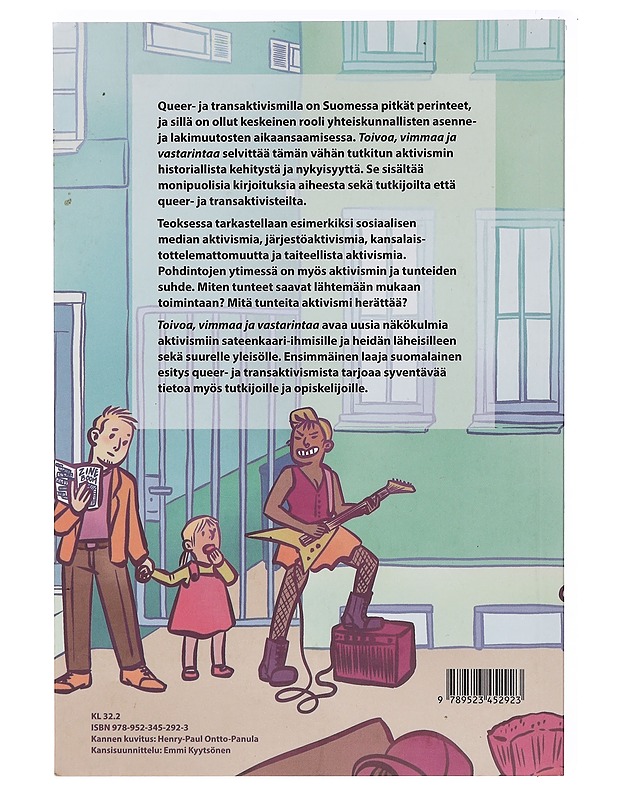 Toivoa, vimmaa ja vastarintaa : kirjoituksia queer- ja transaktivismista - Alasuutari, Varpu - Historiakirjat - 10105466695 - 1