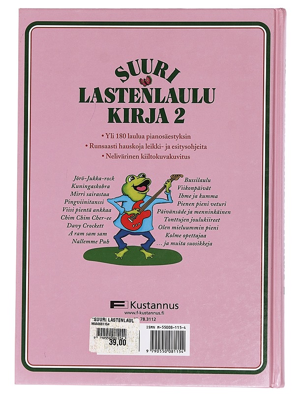 Suuri lastenlaulukirja. 2 - Heikkilä, Olli - Harrastekirjat - 10105466699 - 1