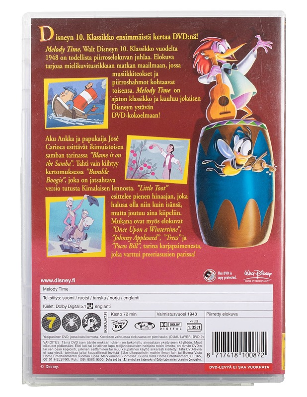 Melody Time - DVD - DVD-elokuvat - 10105466703 - 1