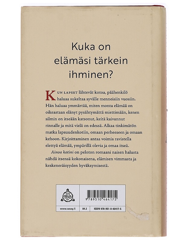 Ainoa kotini - Hanna Brotherus - Romaanit ja novellit - 10105466705 - 1