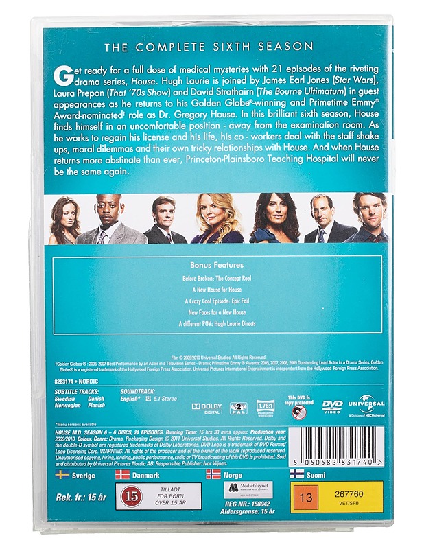 House: Season 6 - DVD - DVD-elokuvat - 10105466718 - 1